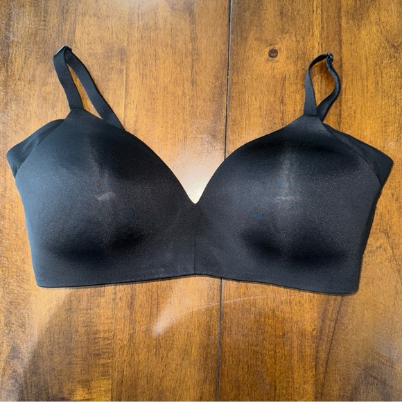 Wacoal Ultimate Side Smoother Wire Free Black Contour Bra 852281 Size 36DD - Picture 1 of 7
